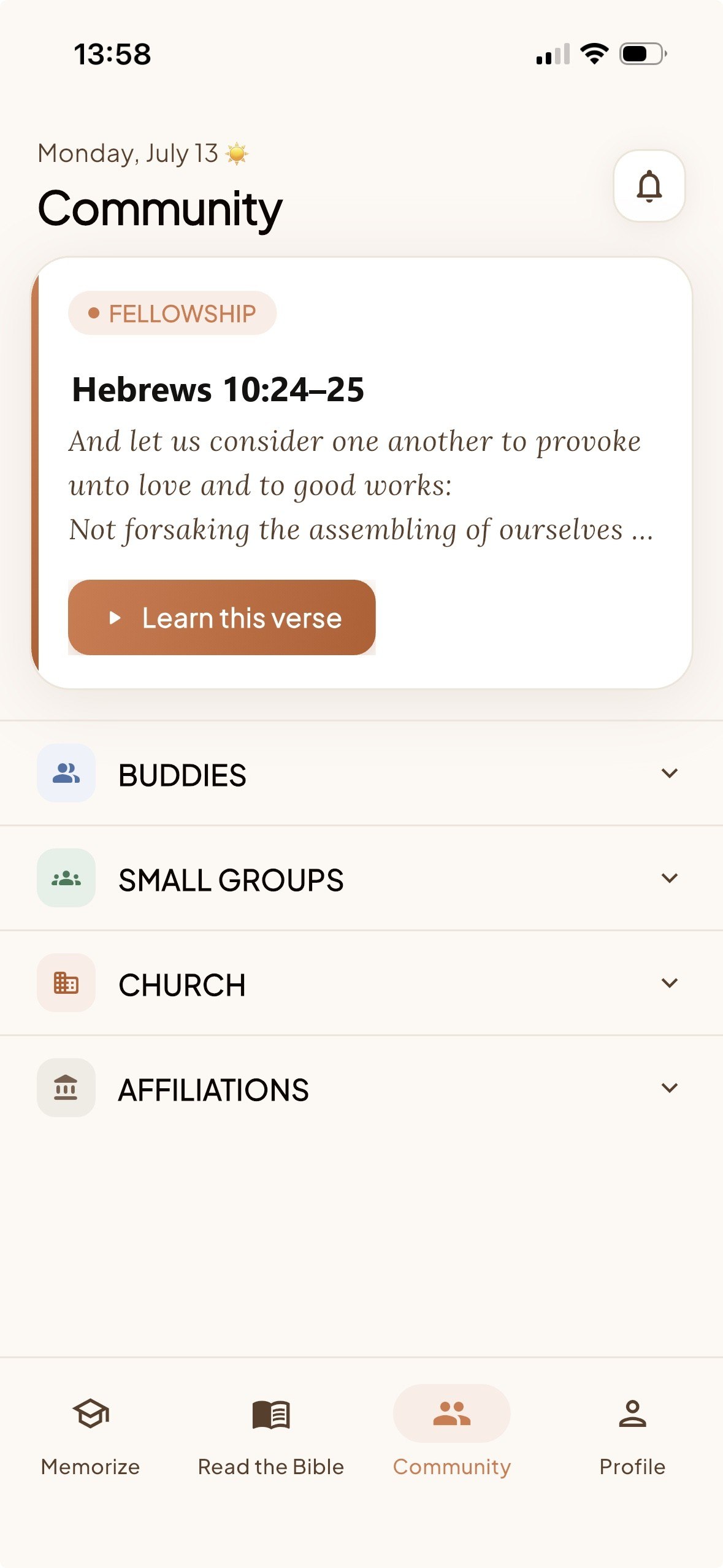 Small Group / Church